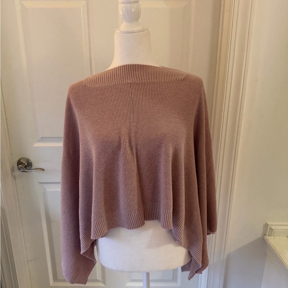 Lululemon Athletica Mauve Poncho Sweater